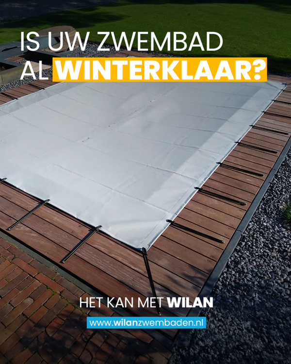 Zwembad Winterklaar Met Maatwerk Winterzeil
